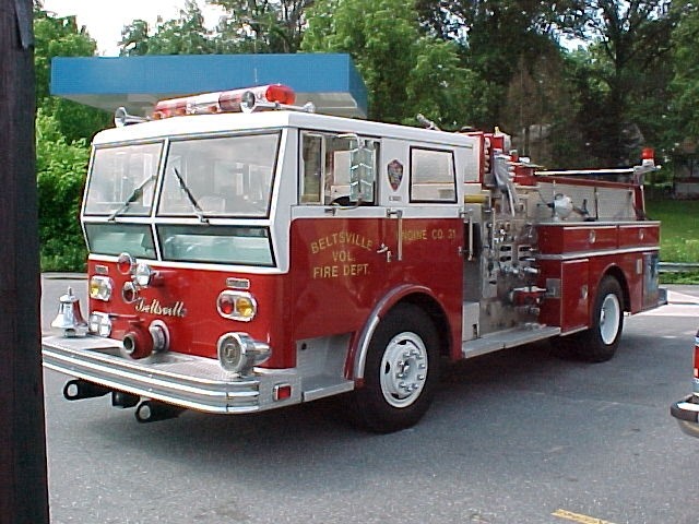 Engine 312 1967 Ward LaFrance after 3rd Rehab. Retired 2001